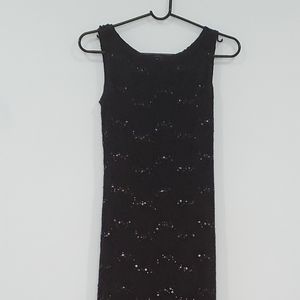 Black party dress.